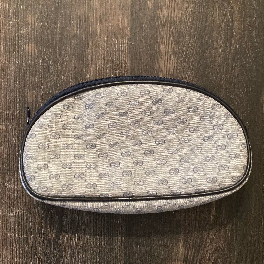 NWOT Vintage Gucci Zipper Pouch Clutch Wallet Italian Authentic - Picture 4 of 9